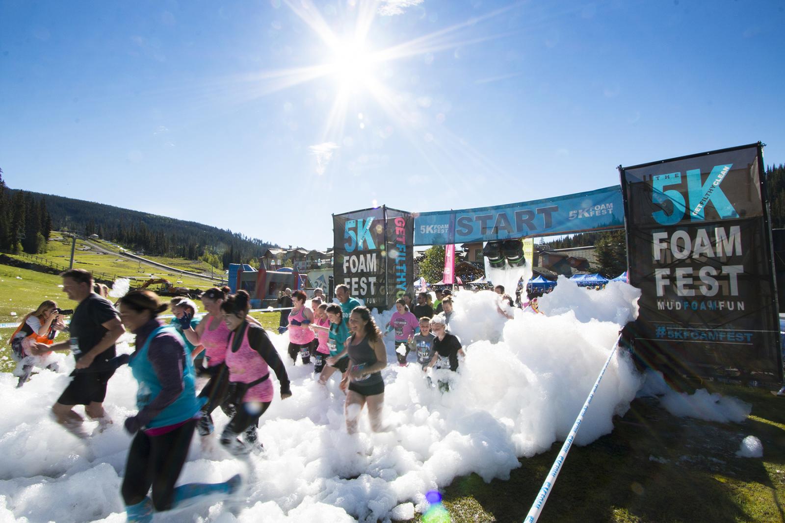 5K Foam Fest Participant Information Sun Peaks Resort